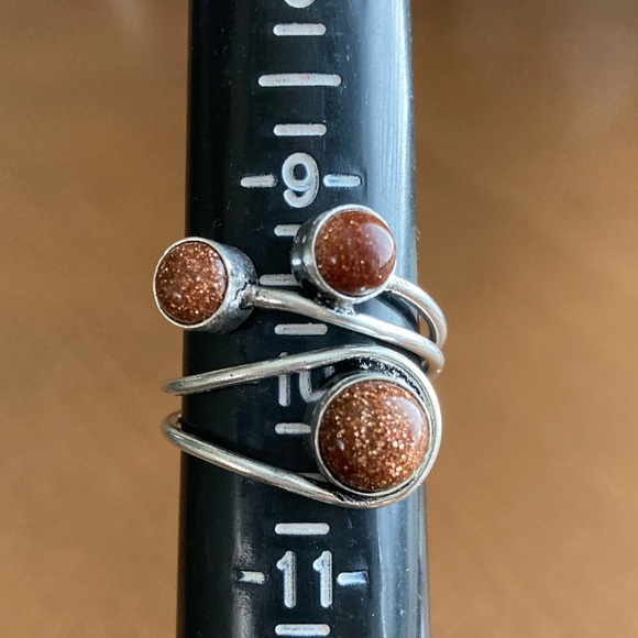 Sandstone Free-form Wrap Ring - Picture 8 of 9